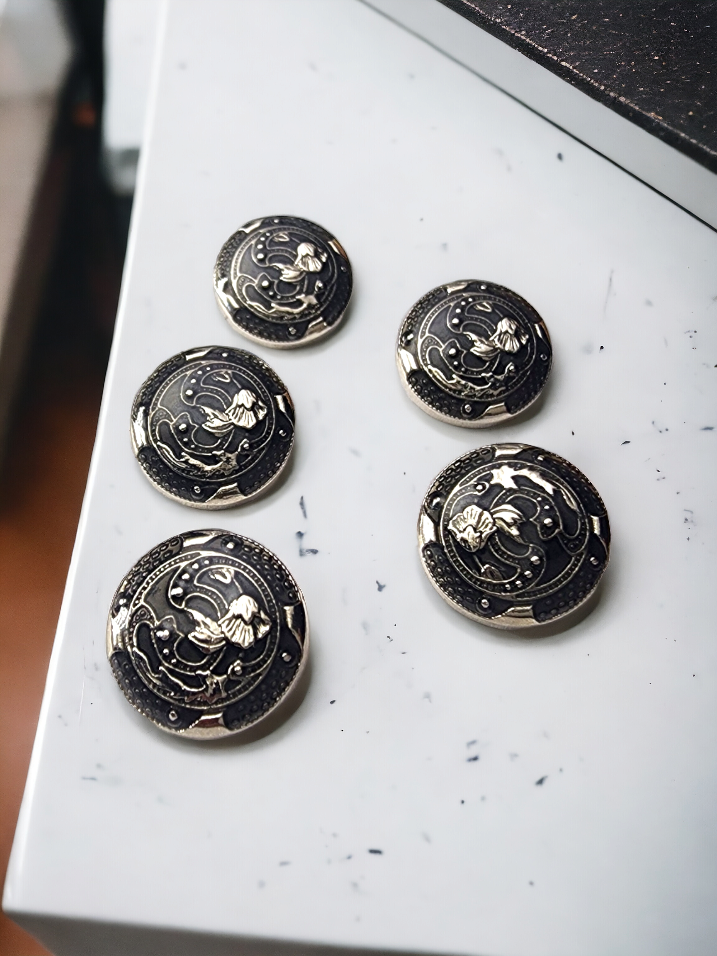 COAT BUTTONS (SILVER) CSBT-1002