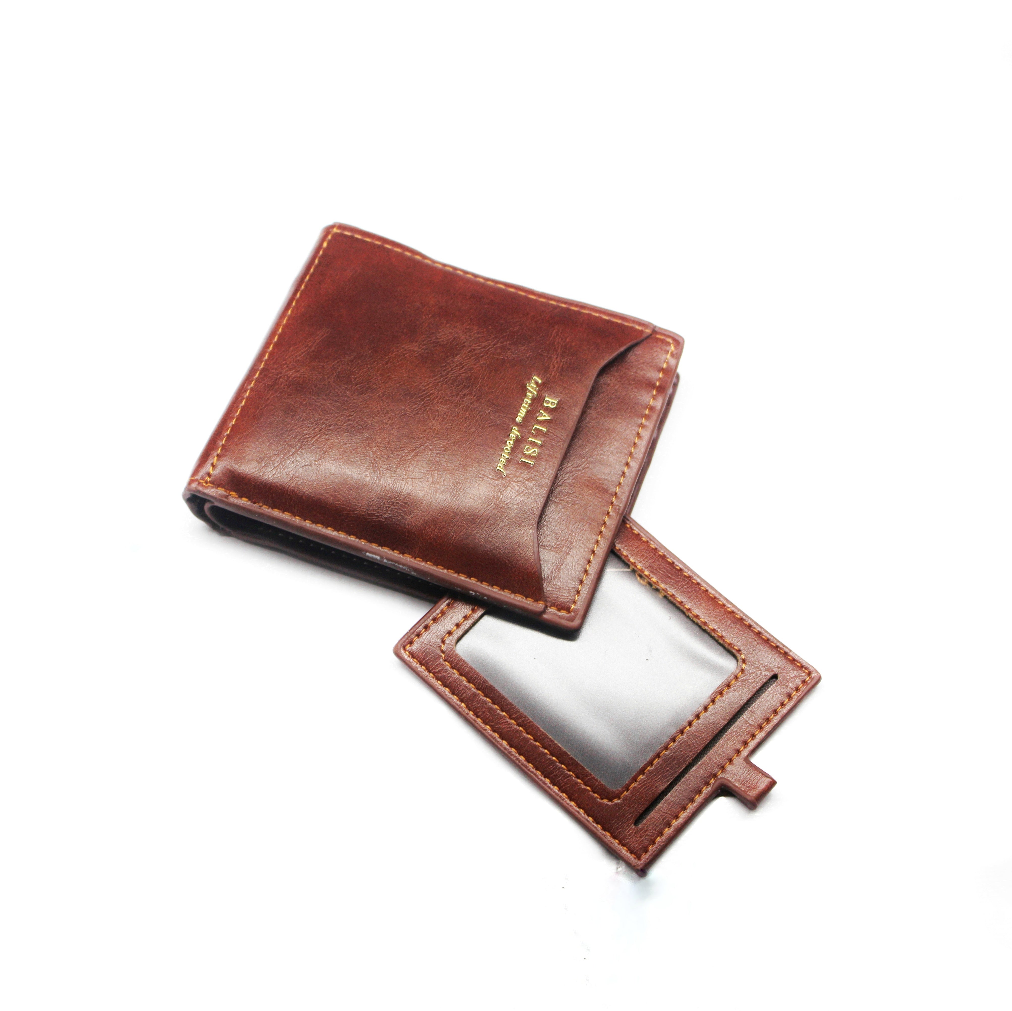 LEATHER WALLET BROWN